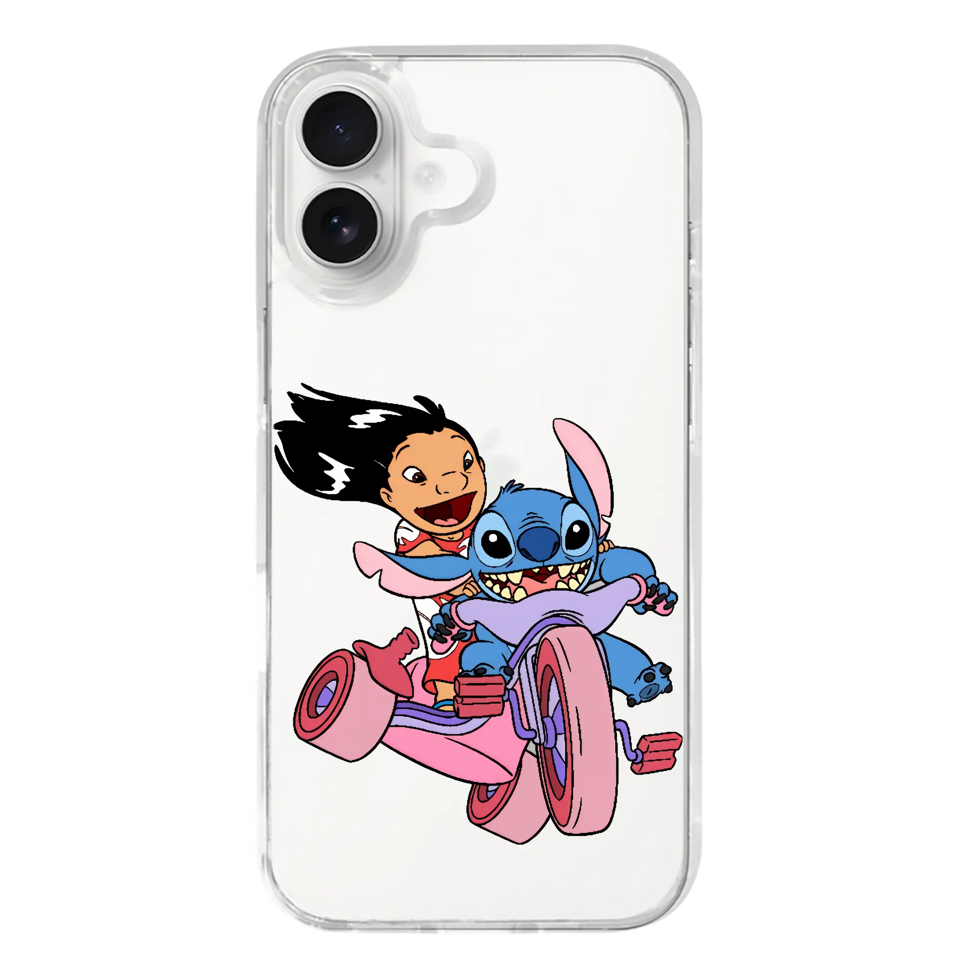 リロ＆スティッチ グッズ リロ - iPhone 17シリーズ 透明スマホケース – 薄型・耐衝撃・精密フィット保護カバー